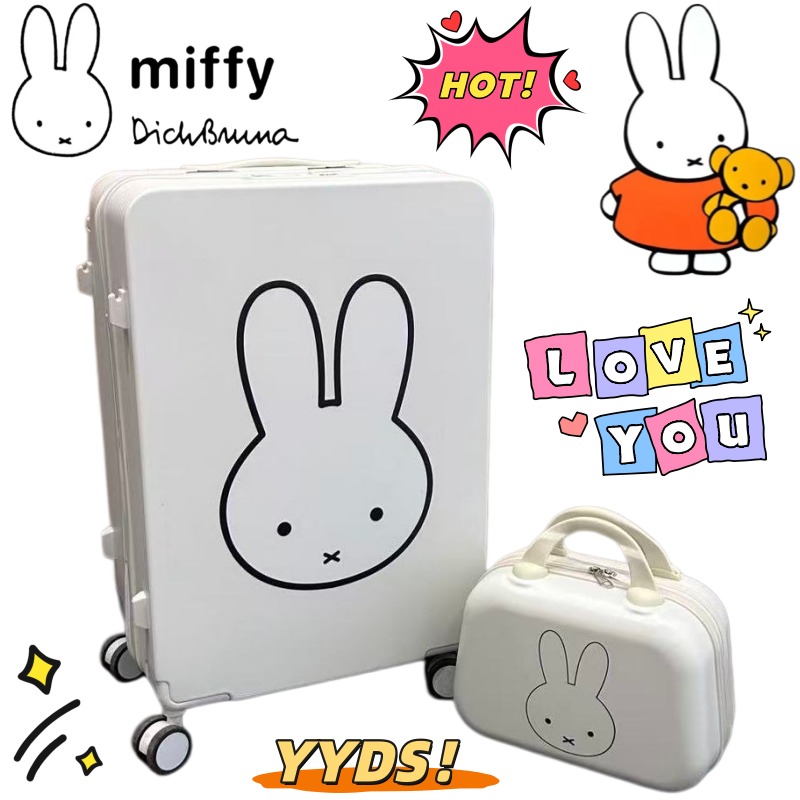 Luggage Cover Protector - 新しいミッフィークリエイティブ高価値トロリーケース漫画アニメーション周辺機器二次大容量スーツケースパスワード内蔵ボックス