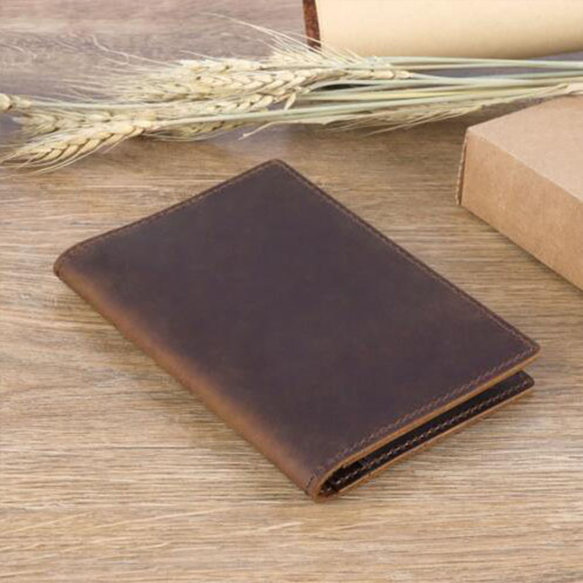 Travel Accessories Wallet - 狂気の馬革パスポートケースレトロ手作りパスポートカバー旅行財布ドキュメントホルダーポルタ pasaporte ら