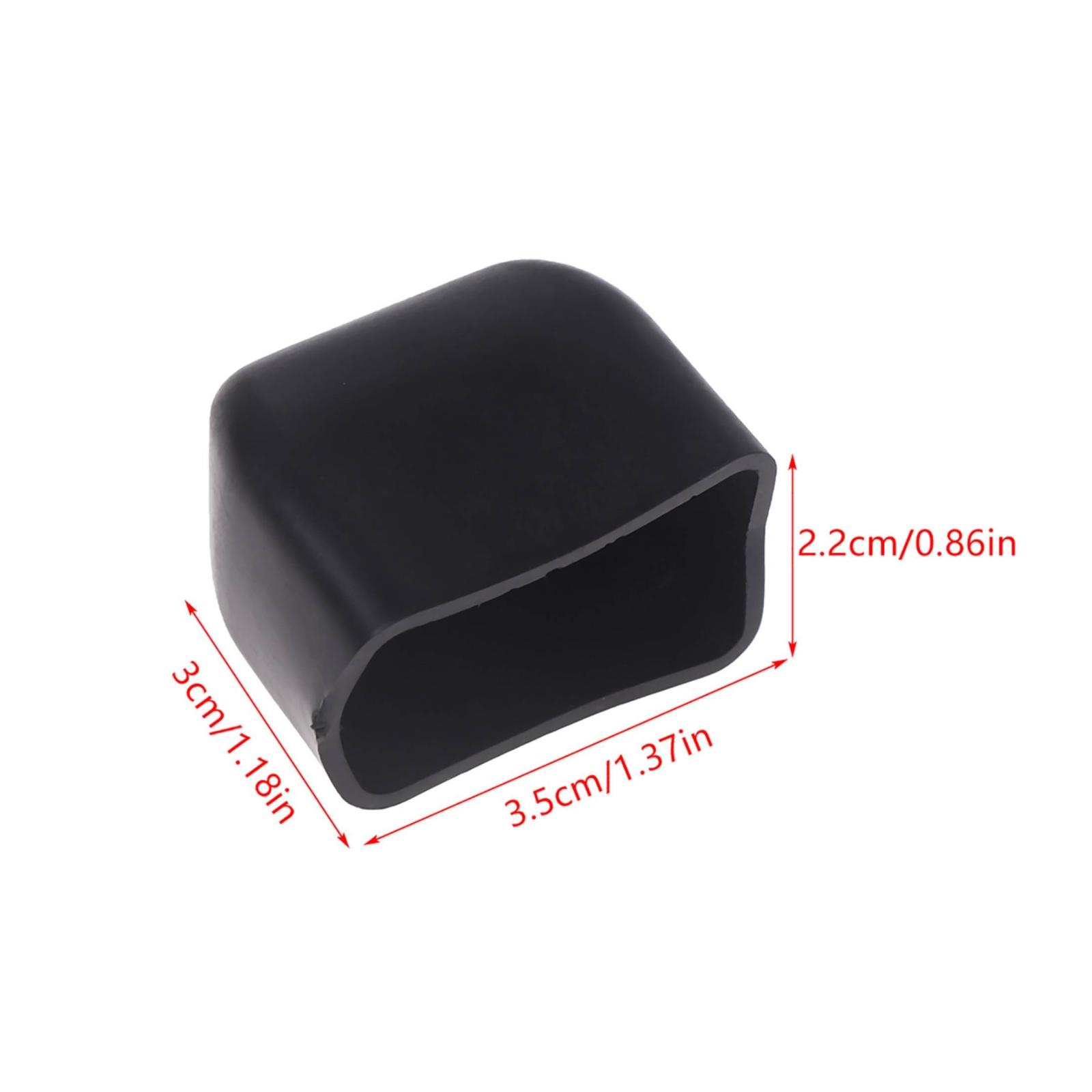 Luggage Cover Protector - ルーフラック用クロスバー端部カバー、交換用シリコン製ラゲッジラックカバー、傷防止カーギアプロテクター