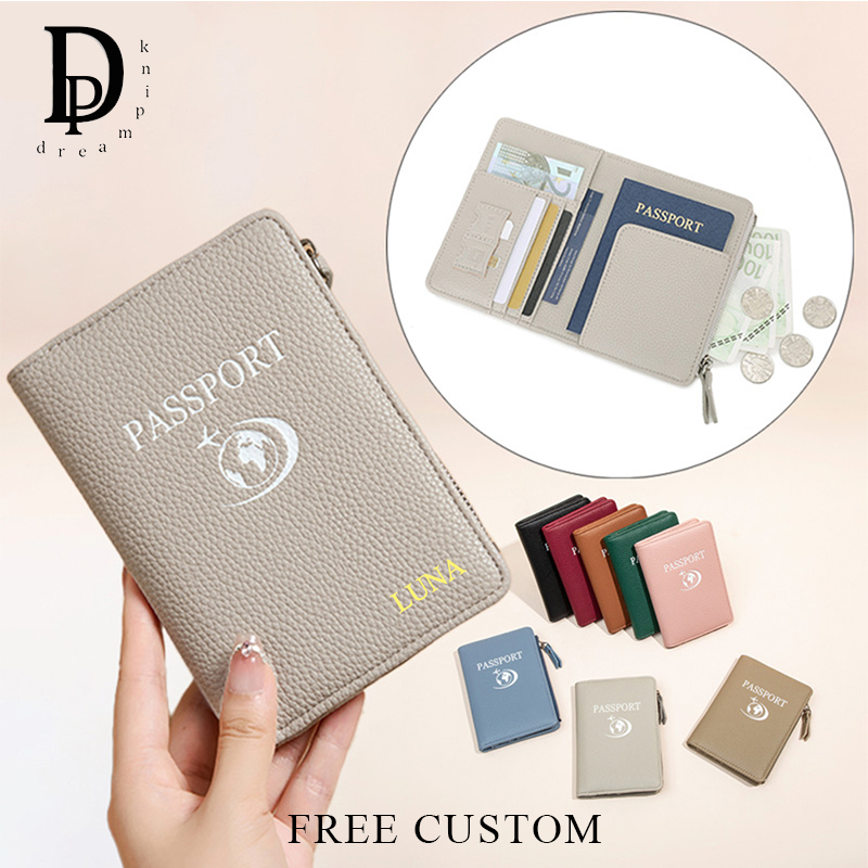 Travel Accessories Wallet - 旅行用 RFID対応 パスポートケース PUレザー製 多機能財布 高級感のあるデザイン