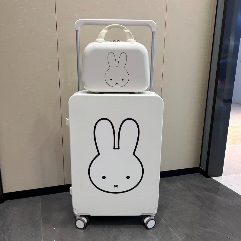 新しいミッフィークリエイティブ高価値トロリーケース漫画アニメ - Luggage Cover Protector のレビューと価格
