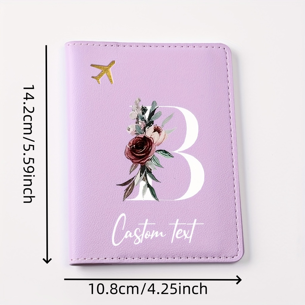 名前と文字入りのパーソナライズされたパスポートホルダー -  - Travel Accessories Ideas のレビューと価格