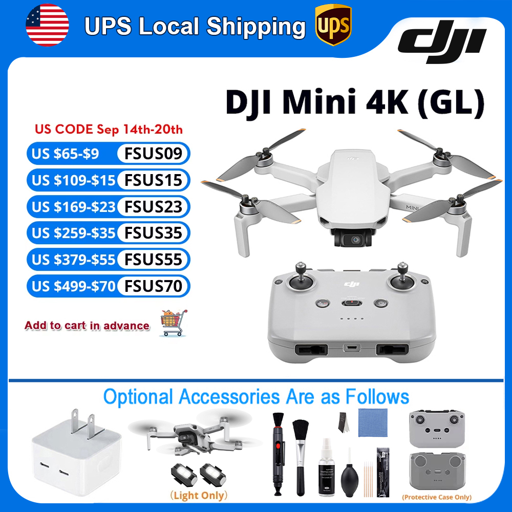 DJI Mini 4K ドローン（オプションのアクセサリー付 - Travel Accessories Long Flight のレビューと価格