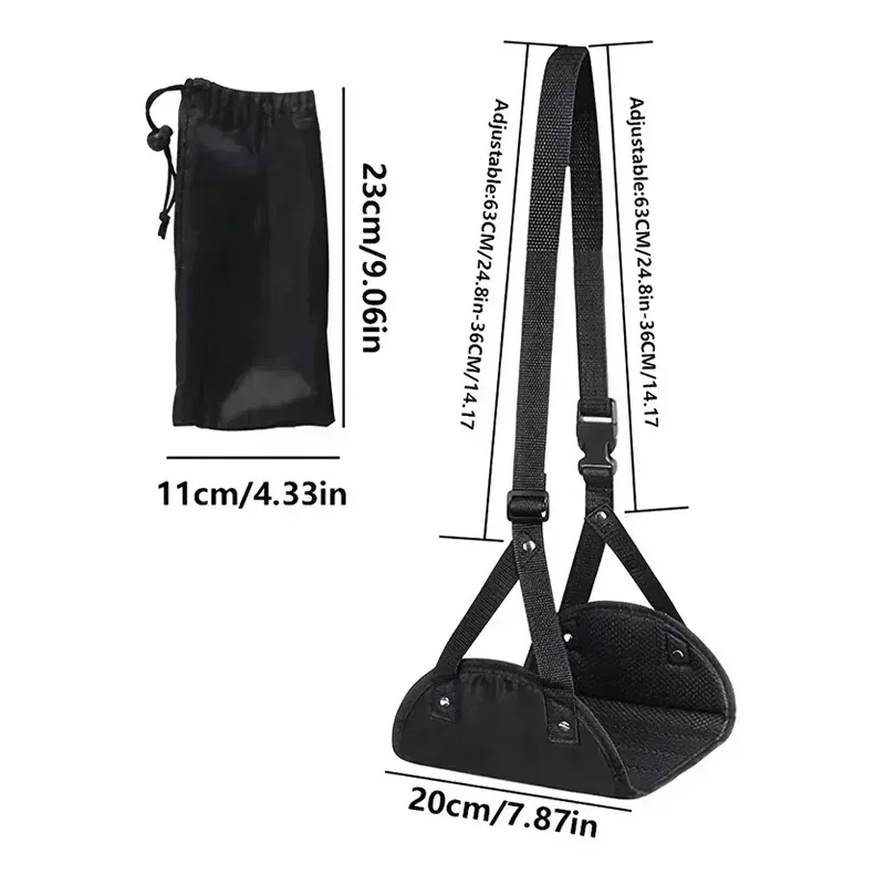 ポータブル調節可能なフットレストハンモック飛行機旅行長距離飛 - Travel Accessories Long Flight のレビューと価格