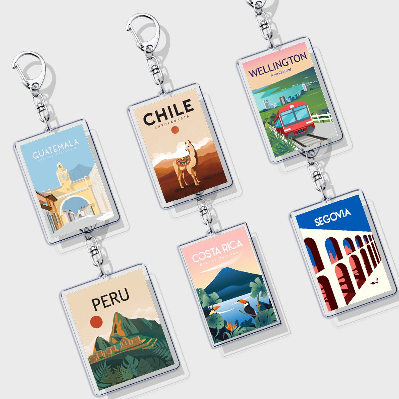 旅行愛好家のためのクリエイティブなキーホルダー,バッグ,ジュ - Travel Accessories India のレビューと価格