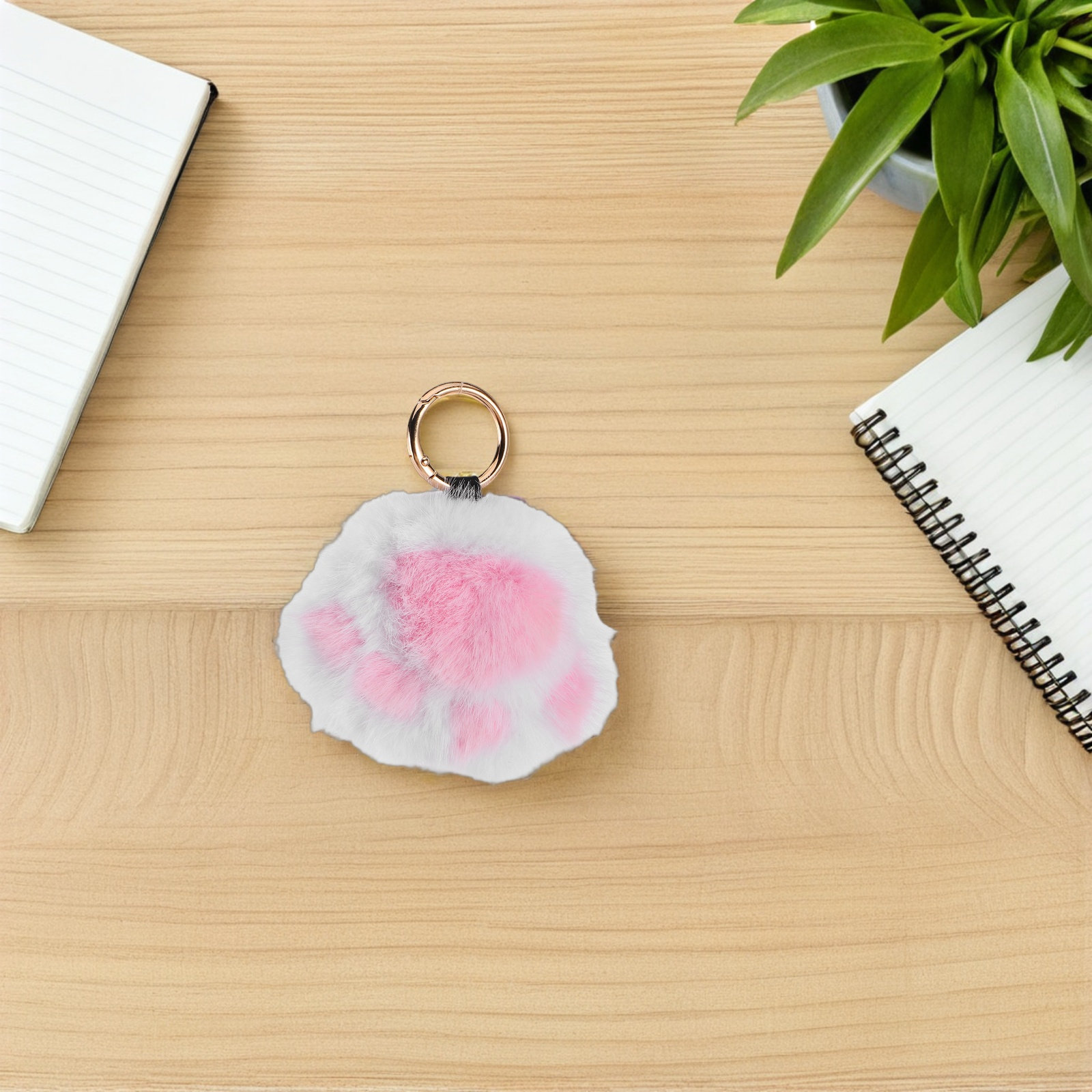 かわいい猫の肉球モチーフのキーチェーンチャーム。愛らしい子猫 - Travel Accessories Ideas のレビューと価格