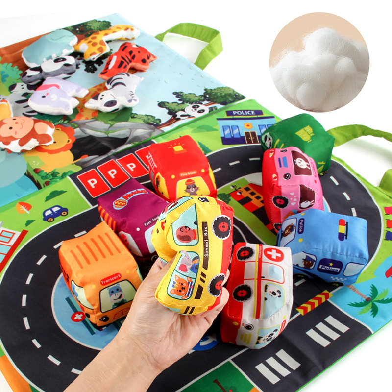 赤ちゃん用の柔らかい生地の車のおもちゃ - 破れにくい布製の - Travel Accessories Baby のレビューと価格
